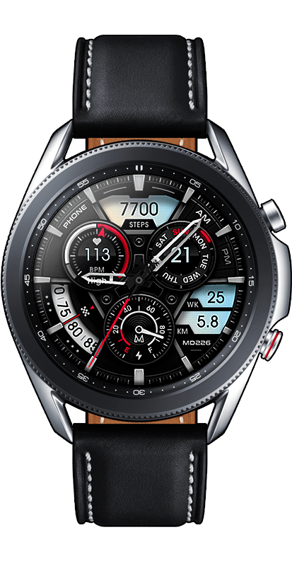 MD226 – Analog Watch Face – Health Sport