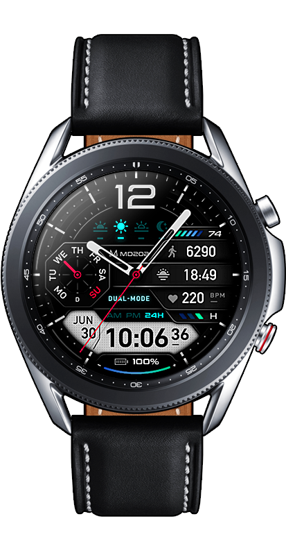 MD202 – Digital Hybrid Watch face