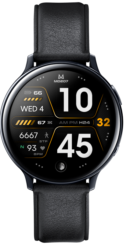 MD207 – Modern Digital Watch Face