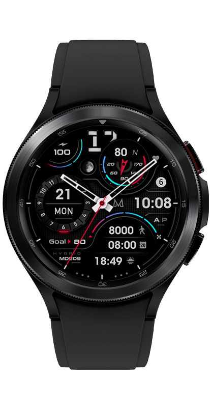 MD209 – Modern Hybrid Watch Face