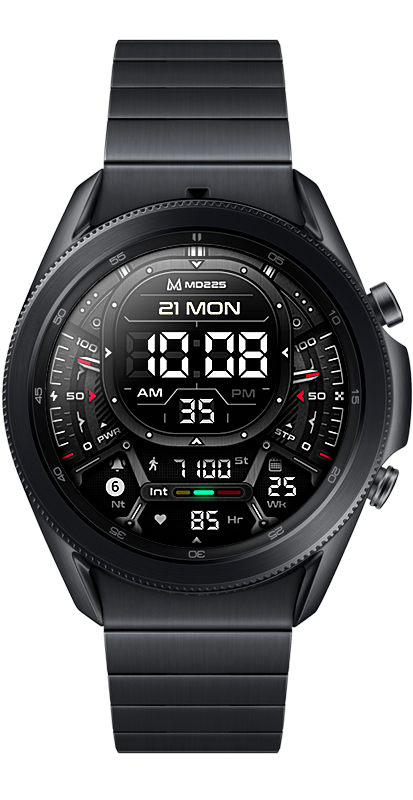 MD225 – Premium Sport Digital Modern Watch Face