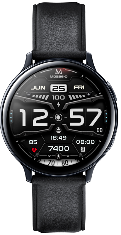 MD236D – Modern Digital Watch Face