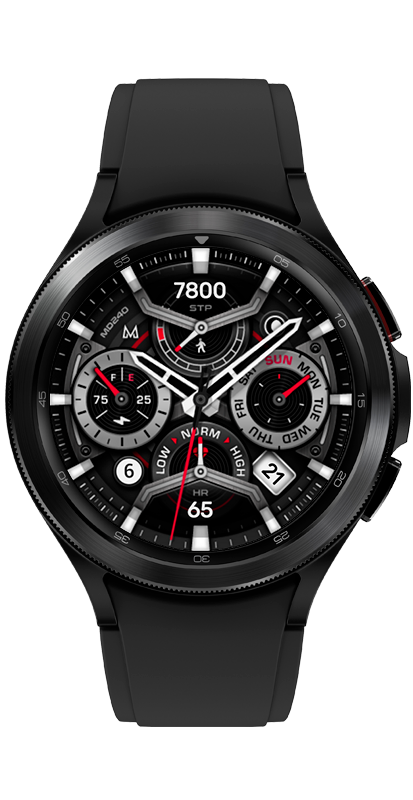 MD240 – Analog Modern Watch Face