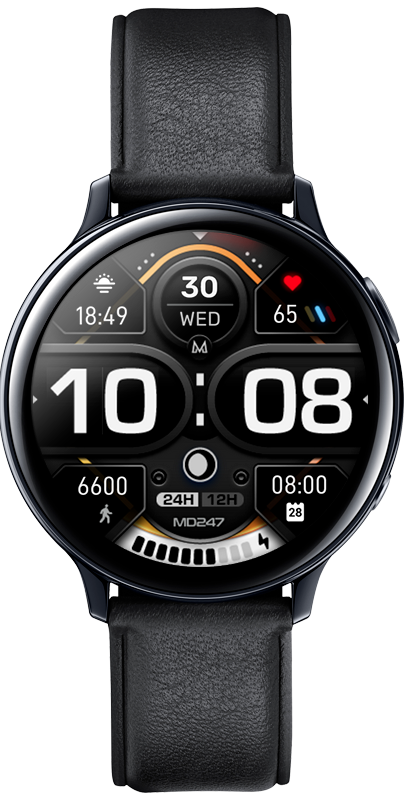 MD247 – High Readability Digital Watch Face