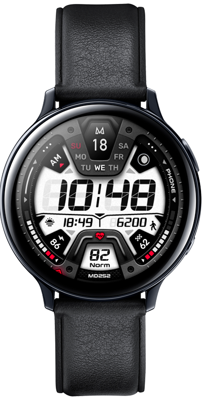 MD252 – Digital Sport watch face