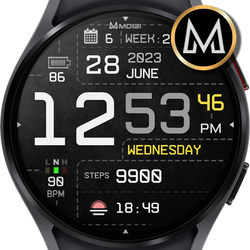 MD131 – Top Digital Watch face