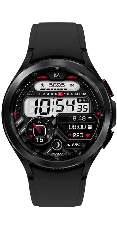 MD277 – Digital Watch Face