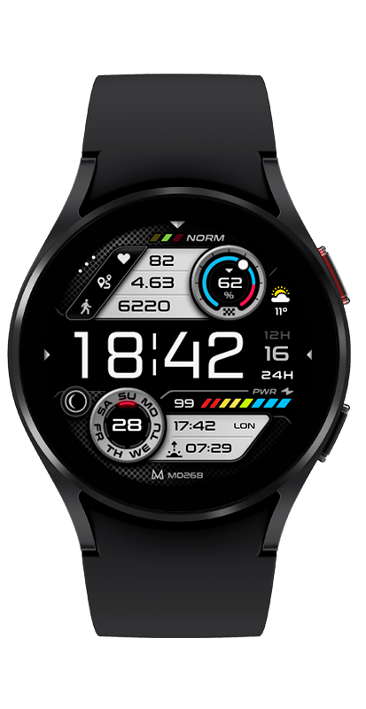 MD268: Digital watch face