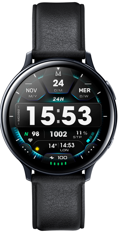 MD282: Digital watch face