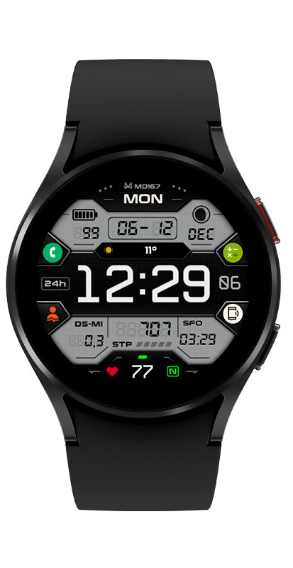 MD167: Digital watch face