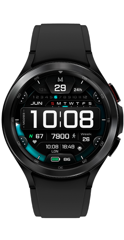 MD283: Digital watch face