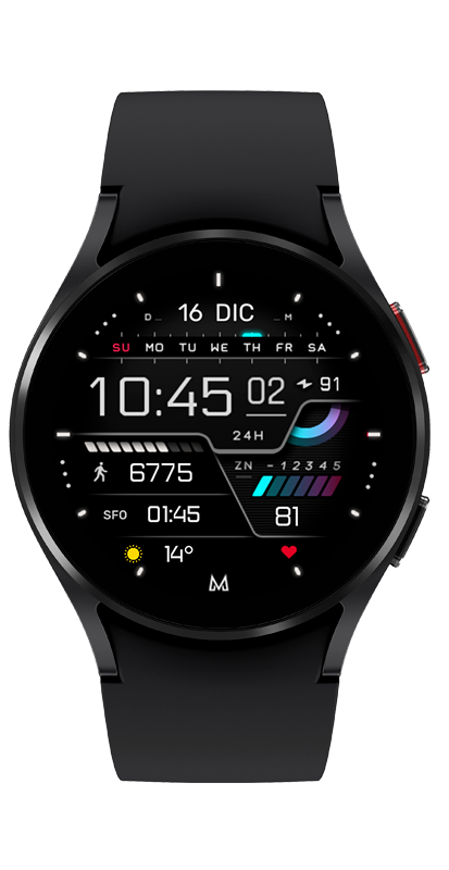 MD285: Digital watch face