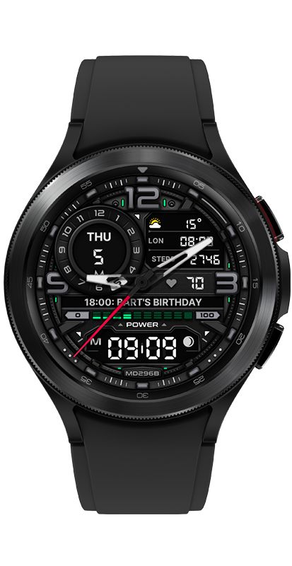 MD296B: Hybrid watch face