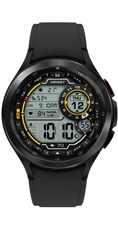 MD297: Digital watch face