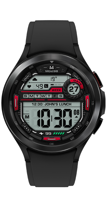 MD298: Digital watch face