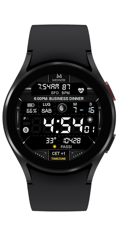 MD112B: Digital watch face