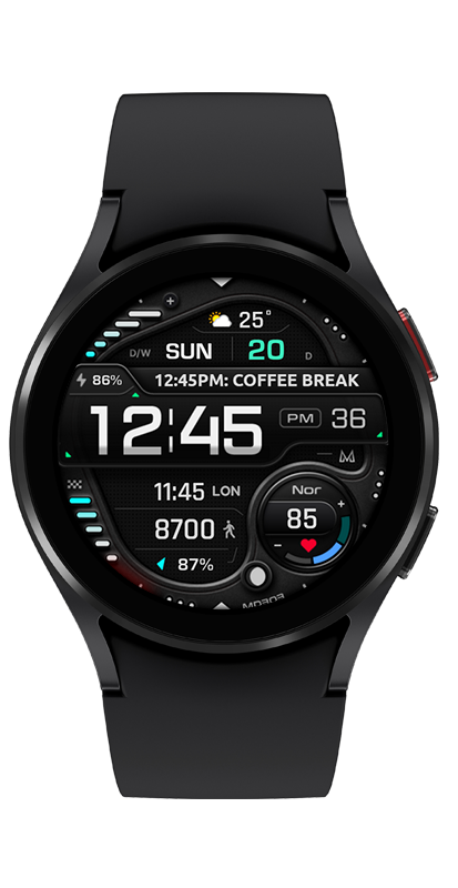 MD303: Digital watch face