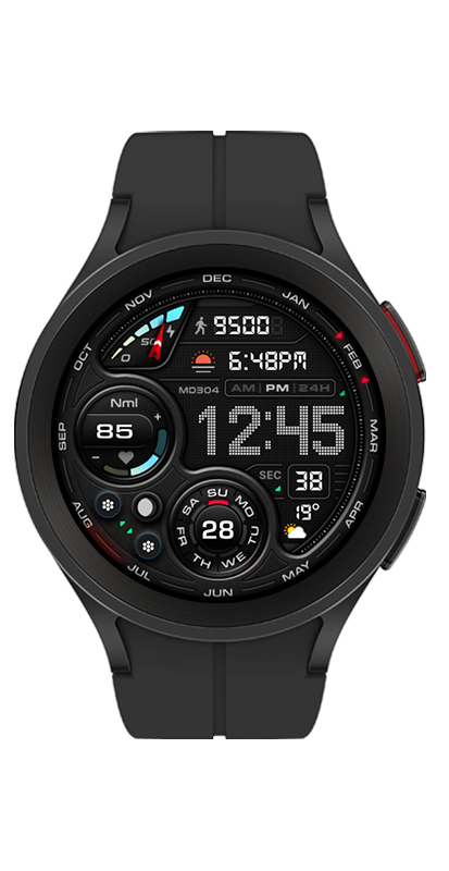 MD304: Digital watch face
