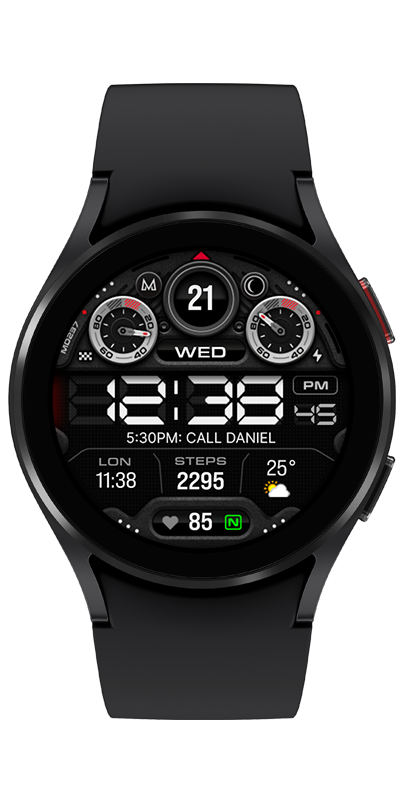 MD237 Digital watch face