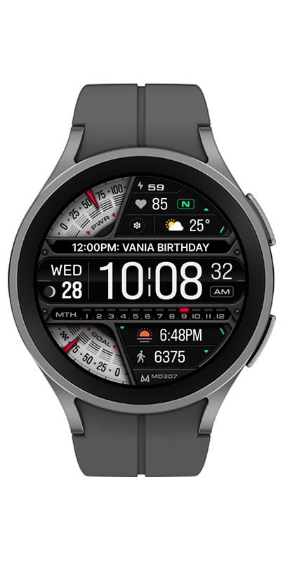 MD307: Digital watch face