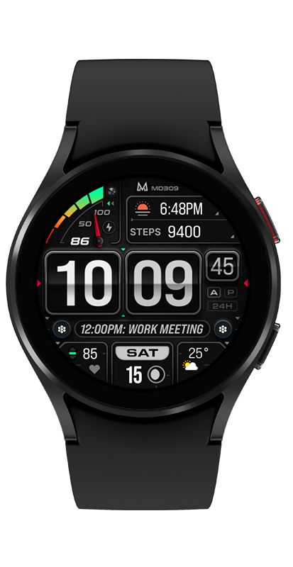 MD309 Digital watch face