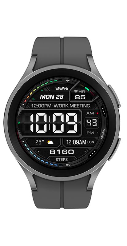 MD310 Digital watch face