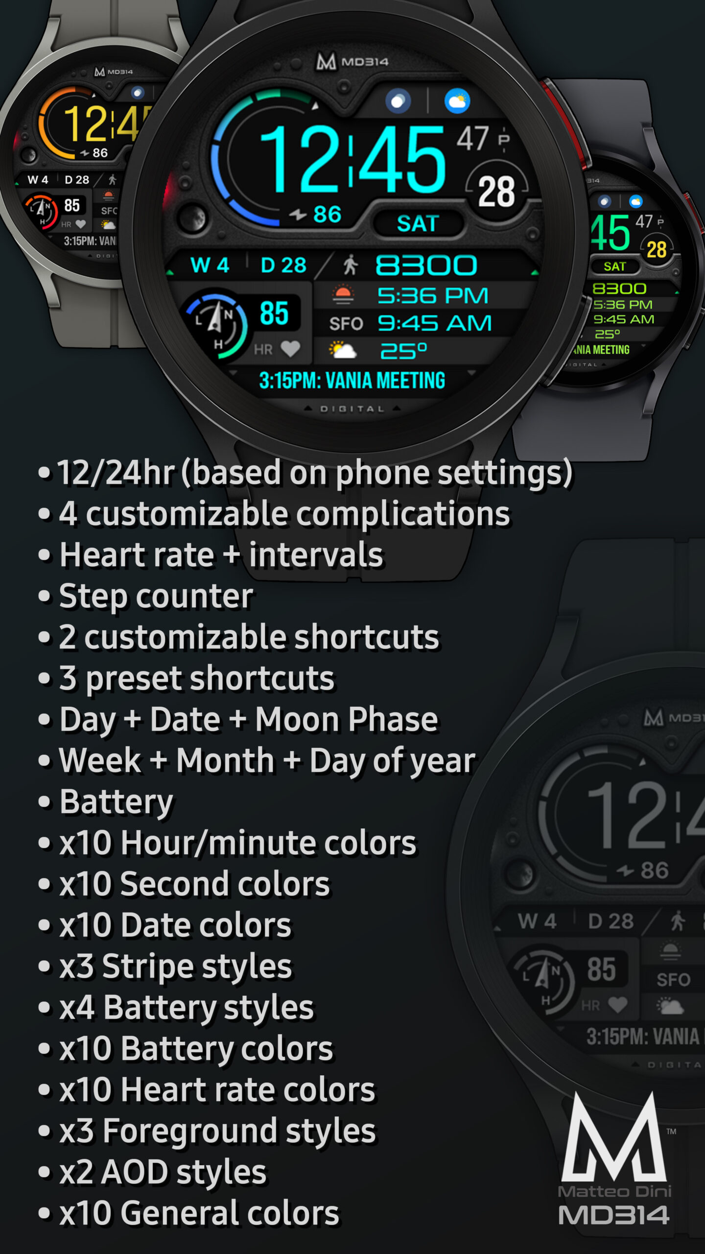 Wear os watch face designer hotsell