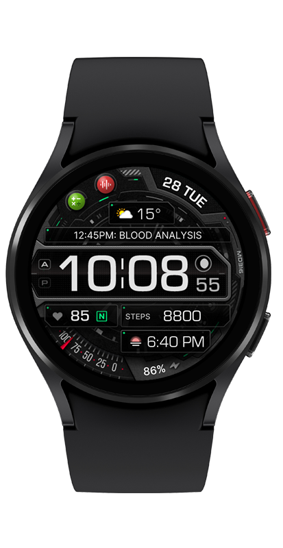 MD316 Digital Watch Face