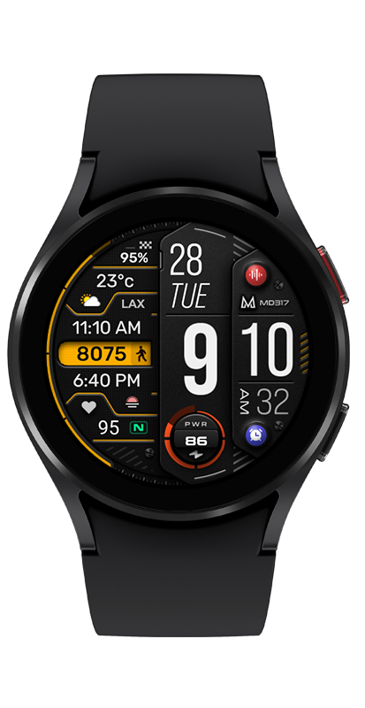 MD317 Digital Watch Face