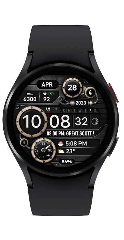 MD320 Digital Watch Face
