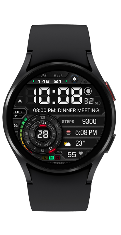 MD321 Digital Watch Face