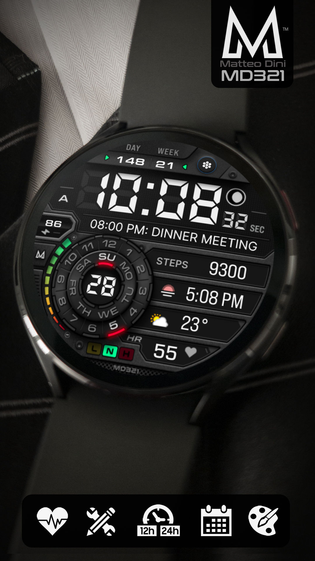 Rolex digital watch face deals