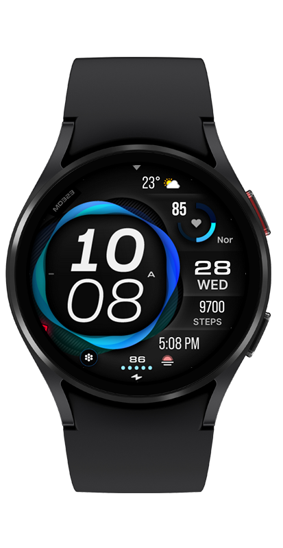 MD323 Modern Digital Watch Face