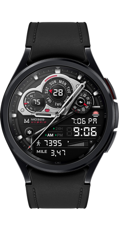 MD329 Hybrid Watch Face