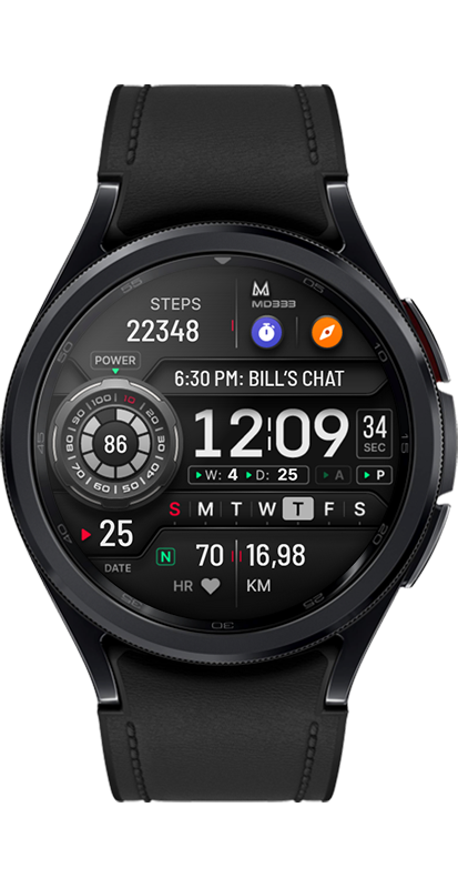 MD333 Digital watch face