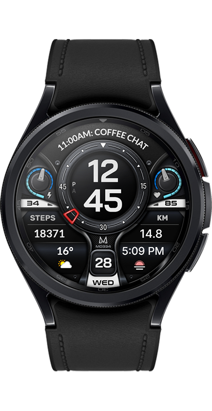 MD334 Digital watch face